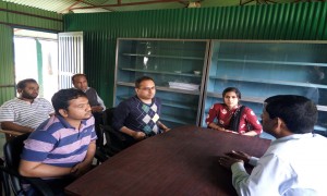Dr. Abu Shonchoy together with Dr. Resmaan Hussam Visited the Project sites in Gaibandha