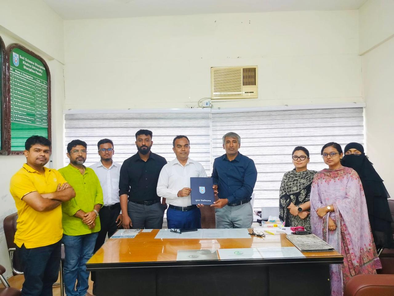 MoU Signing Ceremony between MOMODa FOUNDATION  & Khulna University