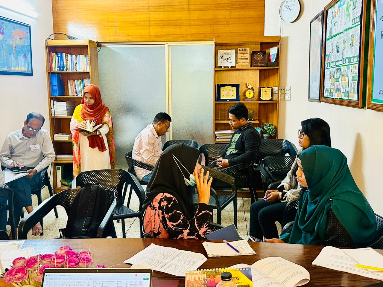 The Enumerators Training & Mock Test Session for the Baseline Survey for the “Promoting Labour Standards for Ensuring Workers’ Rights in RMG and Leather Goods Sectors” Project is being held today!