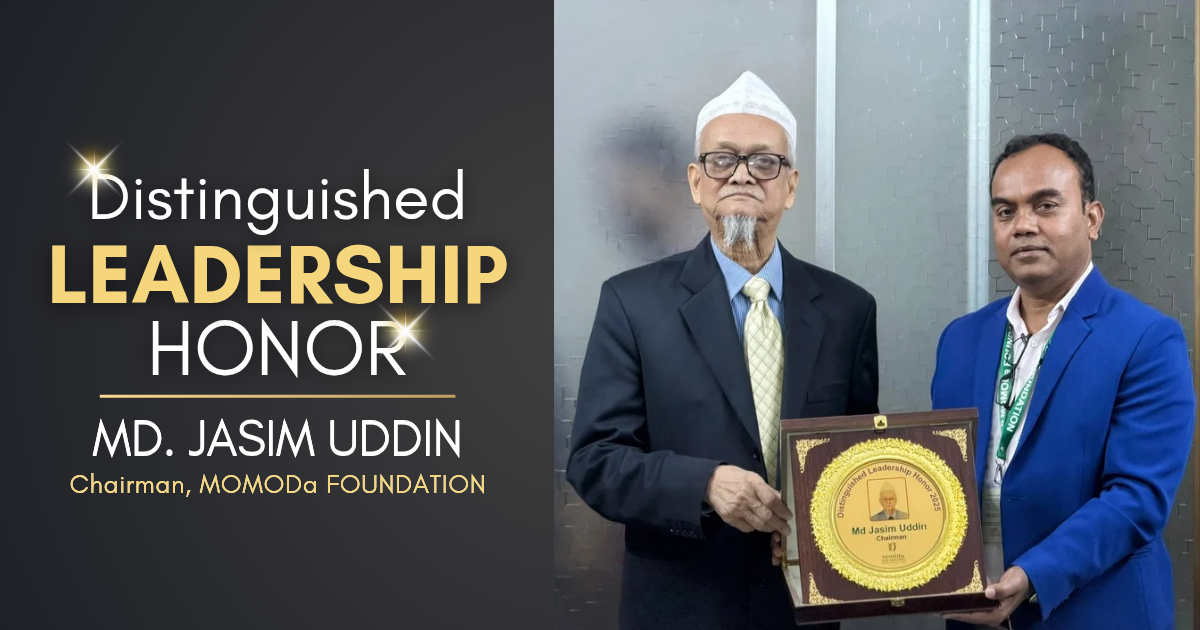 Distinguished Leadership Honor | 9th AGM | MOMODa FOUNDATION