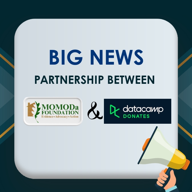 We are proud to announce a new partnership between MOMODa FOUNDATION and DataCamp