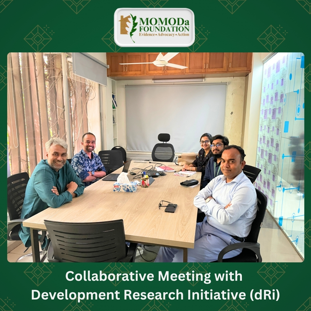 MOMODa FOUNDATION held a collaborative meeting with Development Research Initiative (dRi)